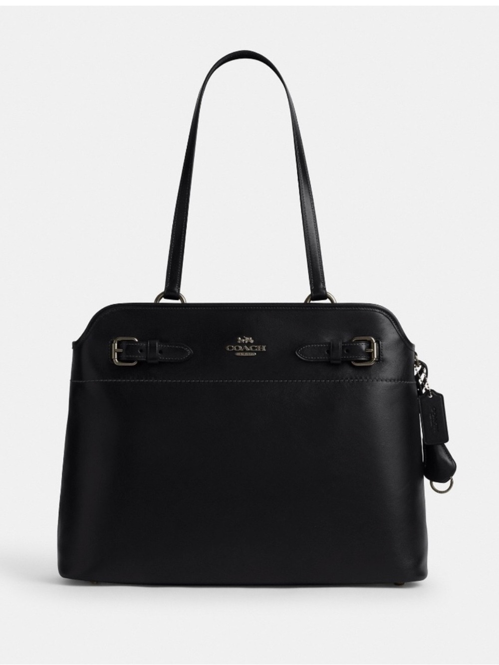 Coach Black Leather Easton Tote
